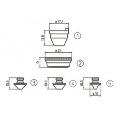 PIECES DE TETE TLC 105